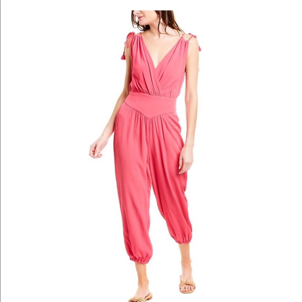 NWT Trina Turk Guerrero Tie Strap Jumpsuit